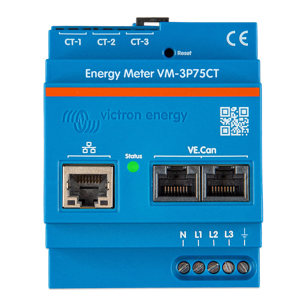 Victron Energy Meter VM3P75CT Single 3Phase REL200300100