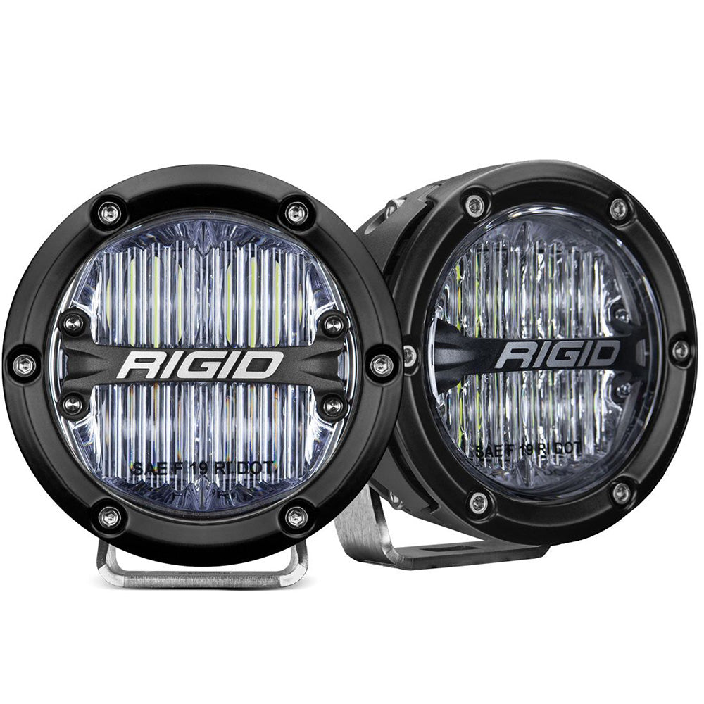RIGID Industries 360Series 4 LED SAE Fog Beam White Set of 2 36120