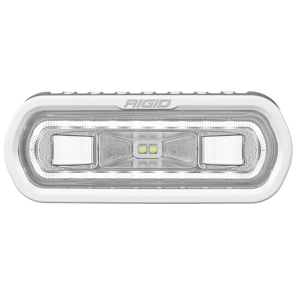 RIGID Industries SRL Series Marine Spreader Light White Surface Mount White Light wWhite Halo 51100