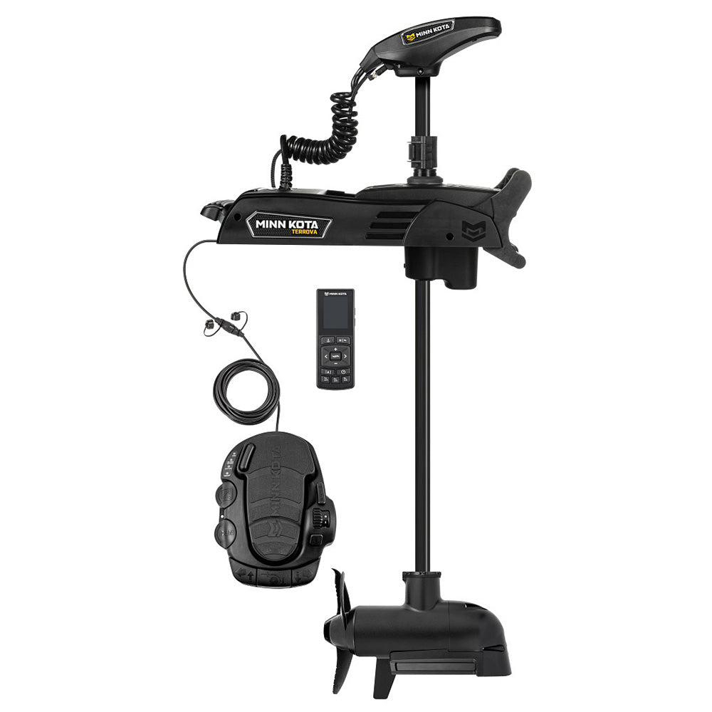 Minn Kota Terrova QUEST 90/115 Trolling Motor – 24/36V, 90/115lb, 45", Wireless Remote, MEGA Imaging