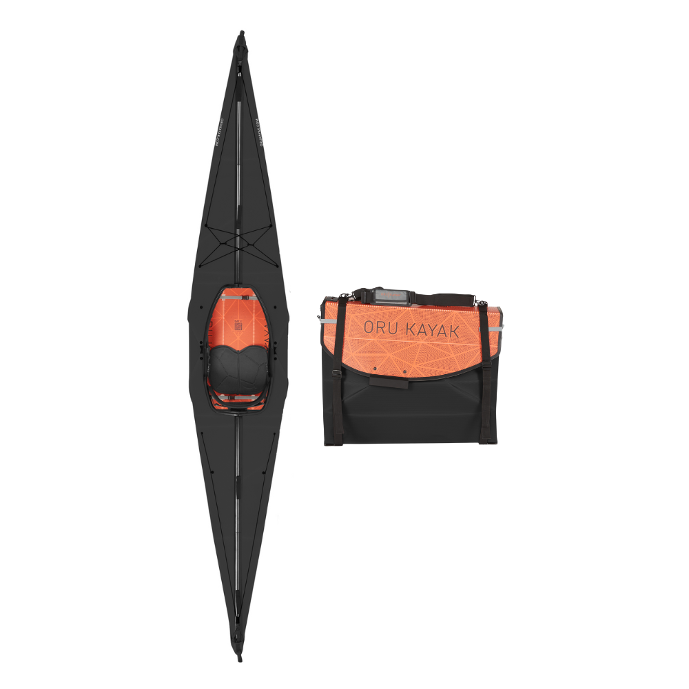 Oru Bay ST Folding Kayak – 12'3", 26 lbs - Black Edition