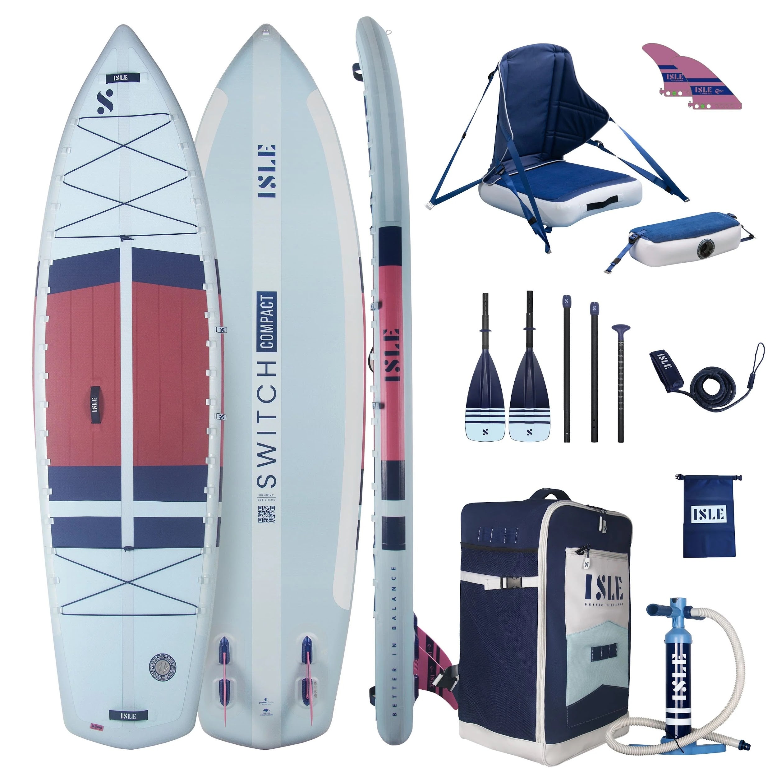 ISLE Switch Compact SUP & Kayak Bundle - IC-DN-NV-PKG