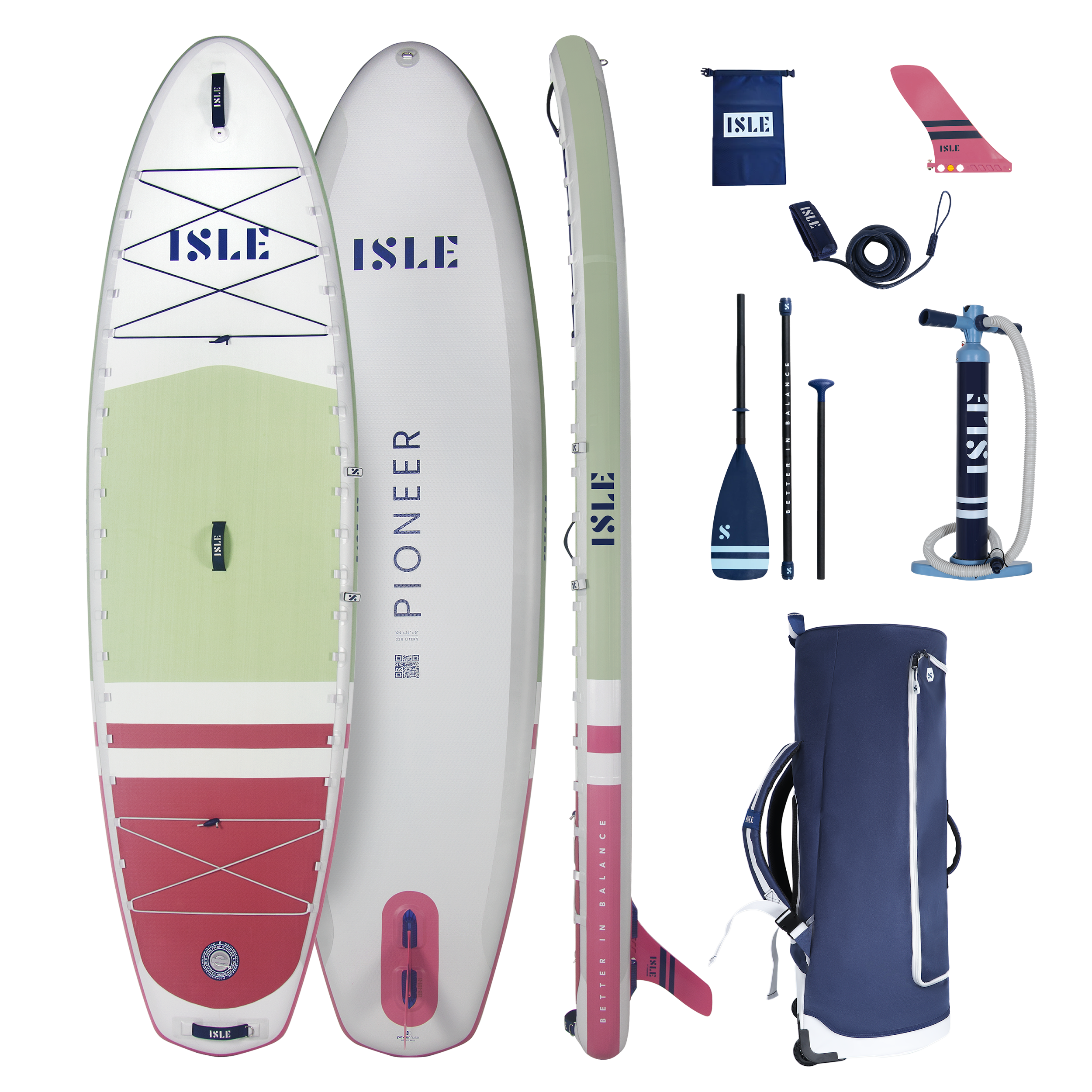 ISLE Pioneer 3 Inflatable Paddle Board - SF-DAWN-PKG