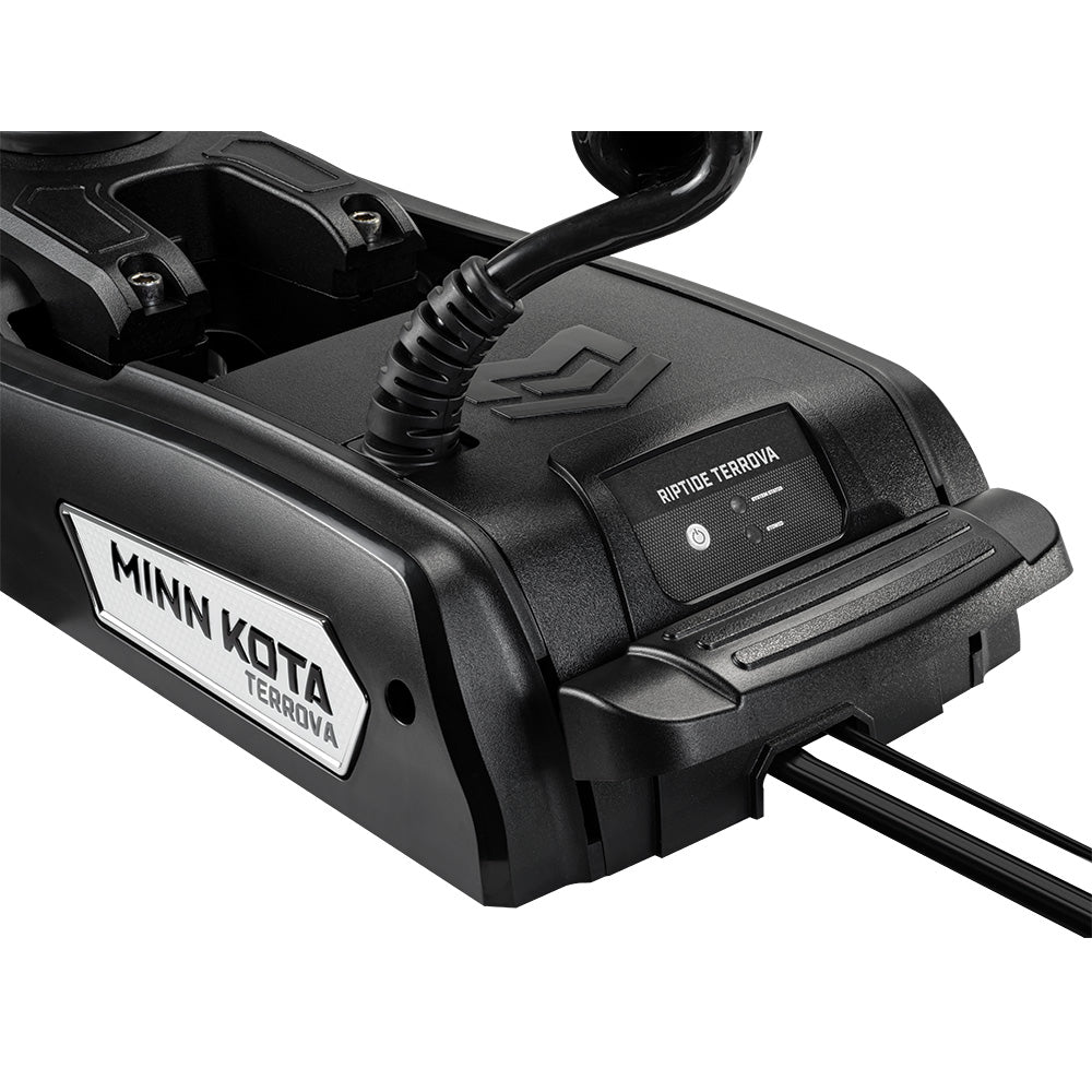Minn Kota Riptide Terrova QUEST 90/115 Trolling Motor – 24/36V, 90/115lb, 100", Wireless Remote - Black