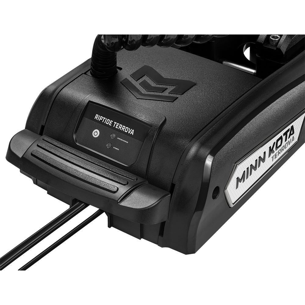 Minn Kota Riptide Terrova QUEST 90/115 Trolling Motor – 24/36V, 90/115lb, 100", Wireless Remote - Black