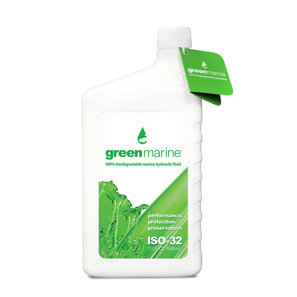 PowerPole Green Marine ISO32 Hydraulic Fluid  1 qt GMISO32QTF