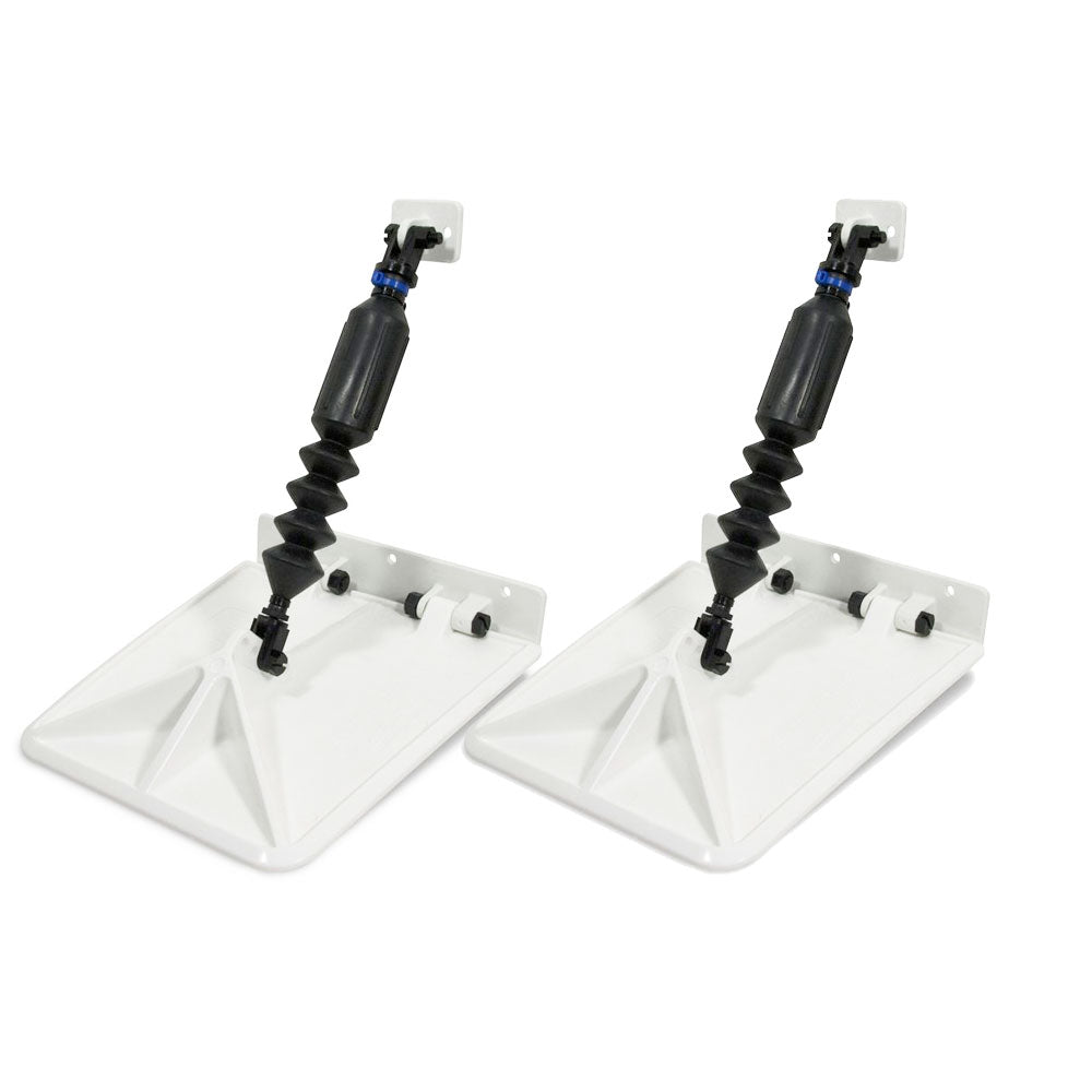 Smart Tabs SX Trim Tabs by Lectrotab 95 x 10 f1216 Boat w40  80HP  White SXW951040