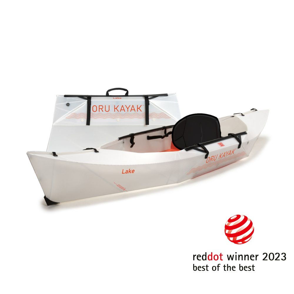 Oru Lake Sport – 9' Folding Kayak, 18 lbs