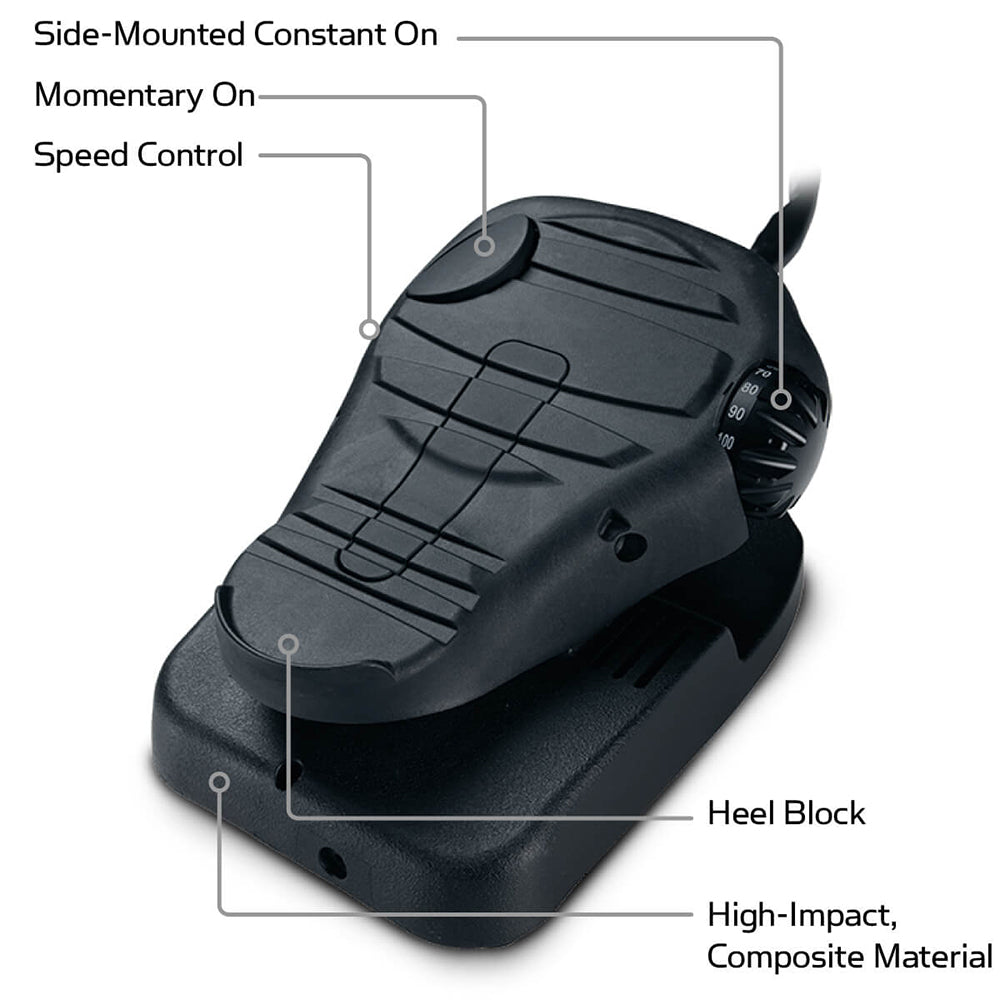 Minn Kota Edge 45 – Foot Control, Latch Door, 12V, 45", 45lb