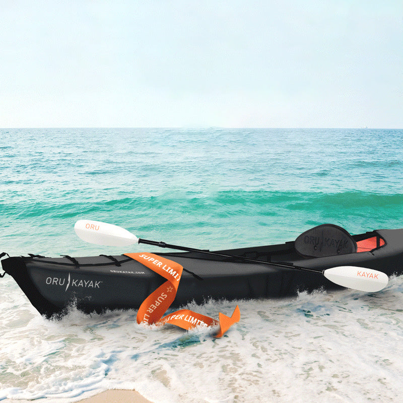 Oru Beach LT Folding Kayak – 12'1", 25 lbs - Black Edition
