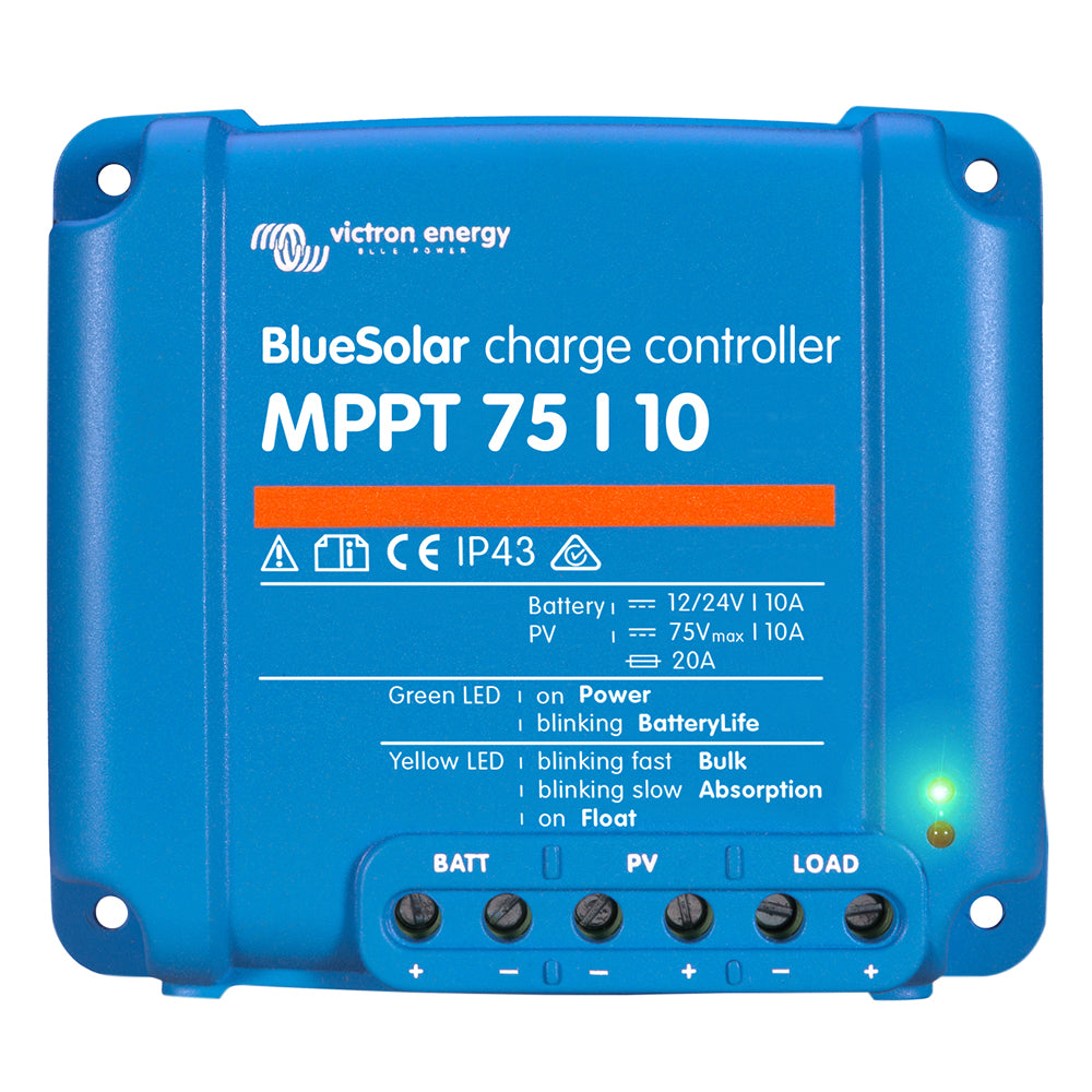 Victron BlueSolar MPPT Charge Controller  75V  10AMP  UL Approved SCC010010050R