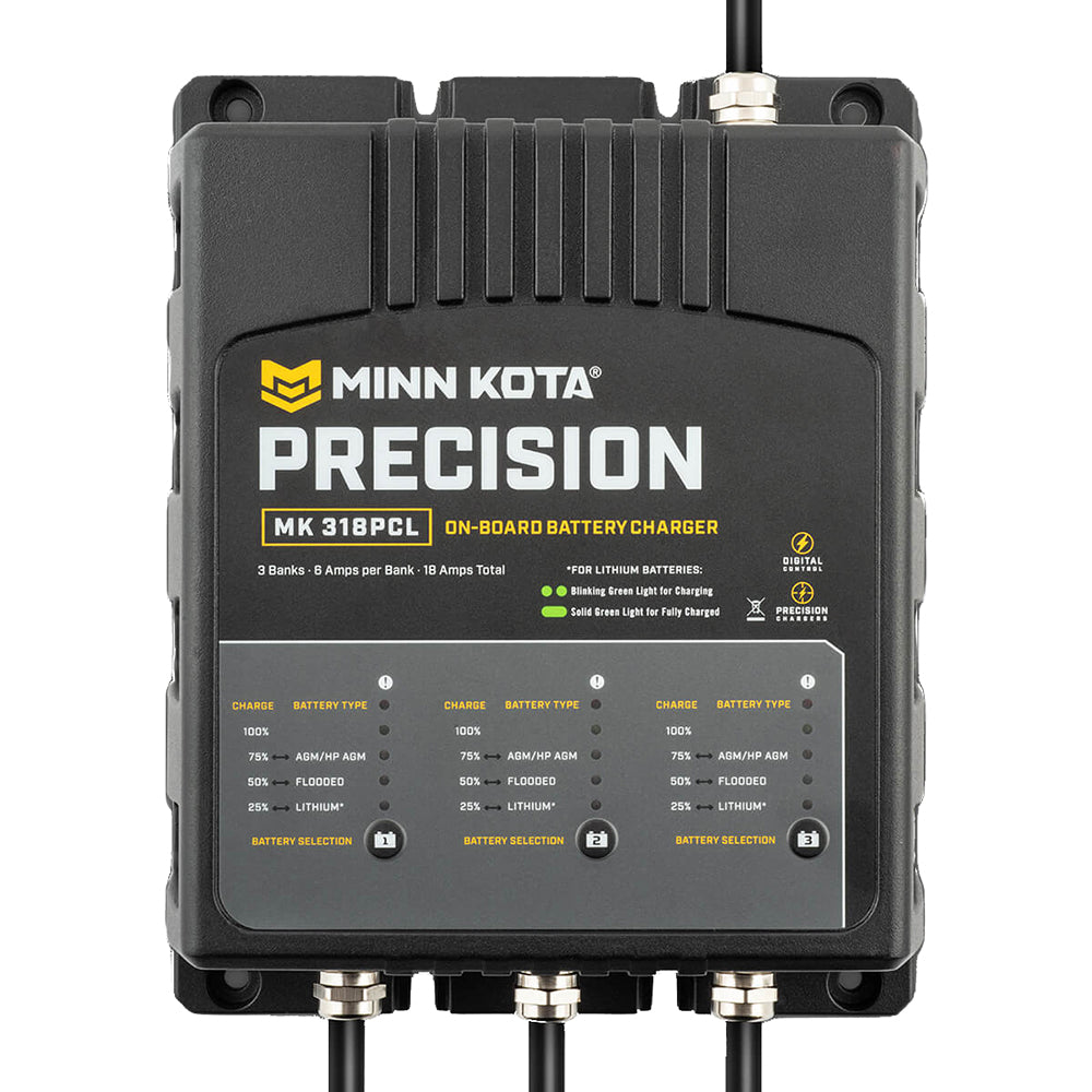 Minn Kota 3-Bank Precision Lithium Charger – MK-318PCL
