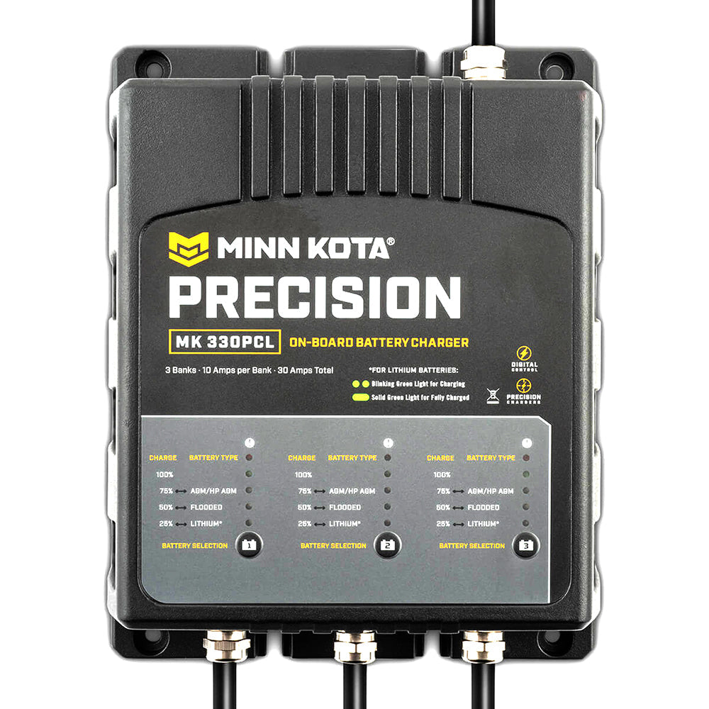 Minn Kota 3-Bank 10A Lithium Onboard Charger – MK-330 PCL