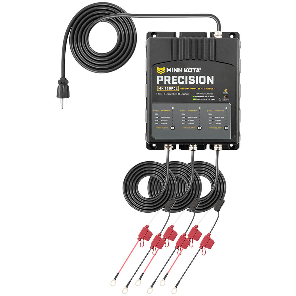 Minn Kota 3-Bank 10A Lithium Onboard Charger – MK-330 PCL