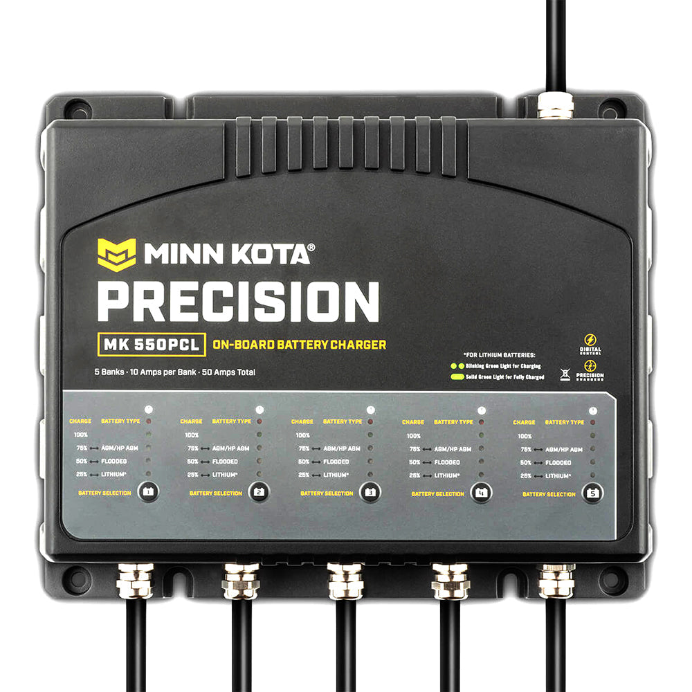 Minn Kota MK-550 PCL 5-Bank 10A Onboard Lithium Charger