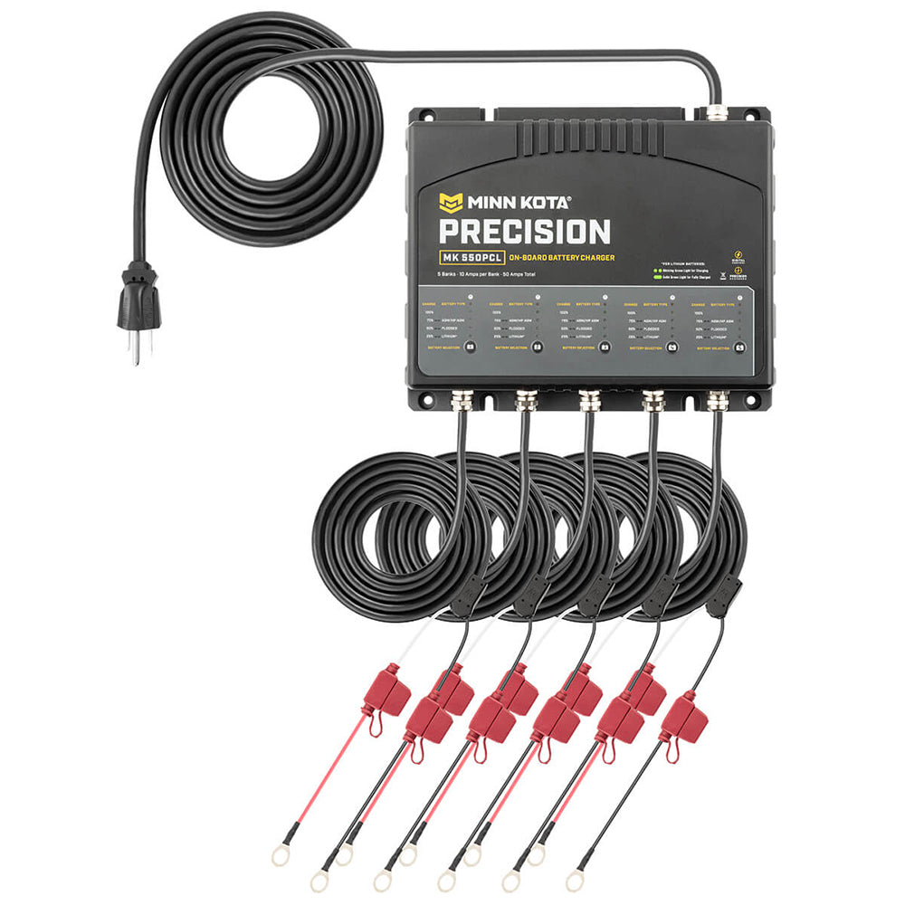 Minn Kota MK-550 PCL 5-Bank 10A Onboard Lithium Charger