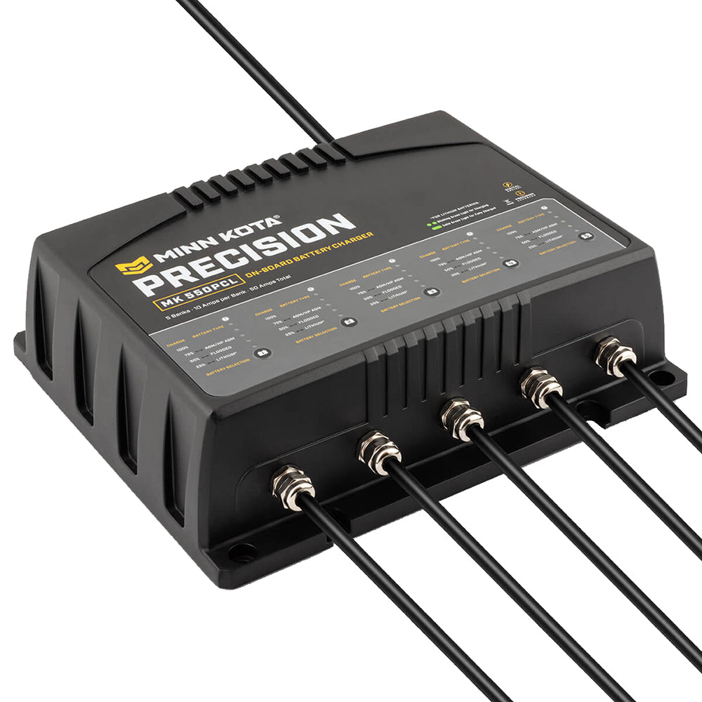 Minn Kota MK-550 PCL 5-Bank 10A Onboard Lithium Charger