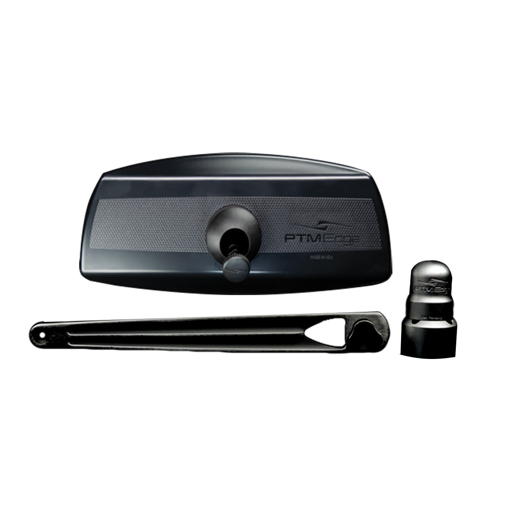 PTM Watersports UCX17 PRO Pontoon MirrorBracket Kit  Black P13157170TEBBK