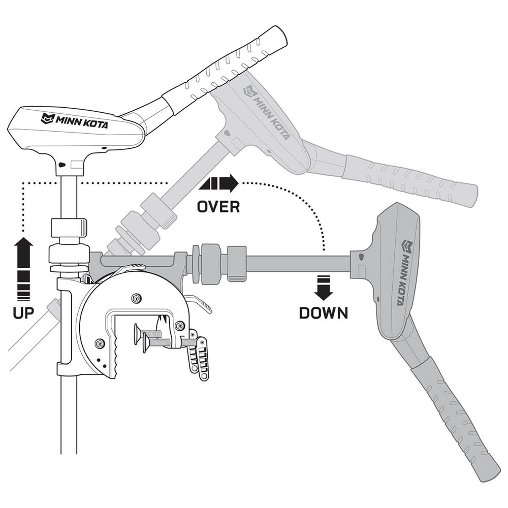Minn Kota Traxxis 55 – 12V, 55lb, 42" Transom Trolling Motor