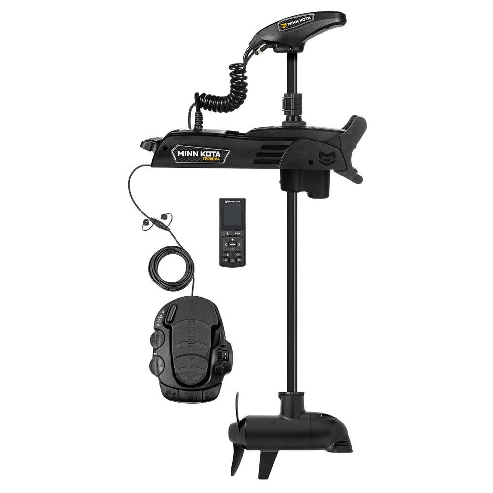 Minn Kota Terrova QUEST 90/115 Trolling Motor – 24/36V, 90/115lb, 45", Wireless Remote, Dual CHIRP