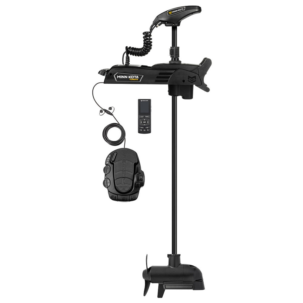 Minn Kota Terrova QUEST 90/115 Trolling Motor – 24/36V, 90/115lb, 60", Wireless Remote, MEGA Imaging