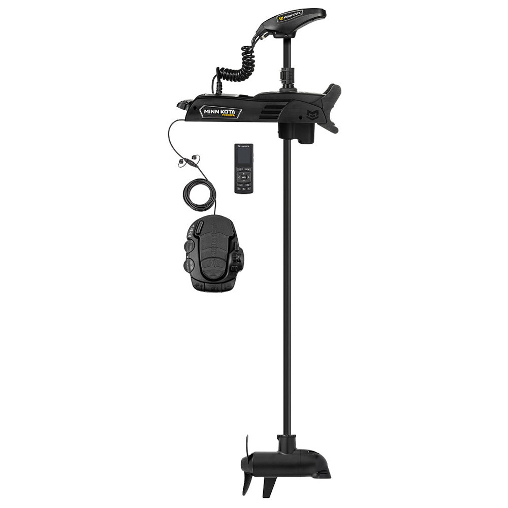 Minn Kota Terrova QUEST 90/115 Trolling Motor – 24/36V, 90/115lb, 72", Wireless Remote, Dual CHIRP