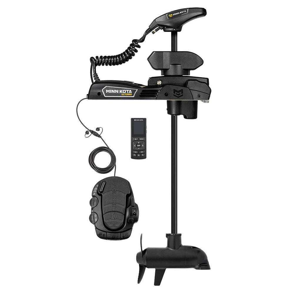 Minn Kota Ulterra QUEST 90/115 Trolling Motor – 24/36V, 90/115lb, 45", Wireless Remote, Dual CHIRP