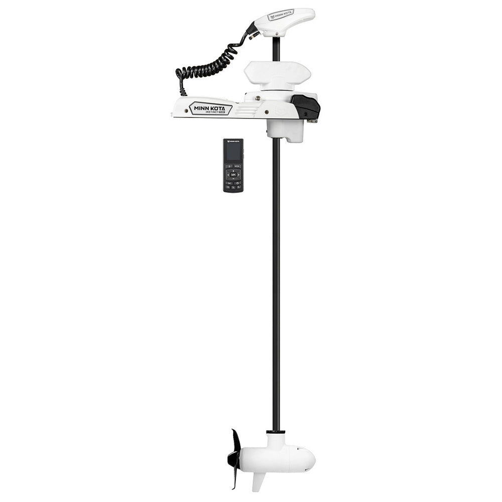 Minn Kota Riptide Instinct QUEST 90/115 Trolling Motor – 24/36V, 90/115lb, 72", Wireless Remote - White
