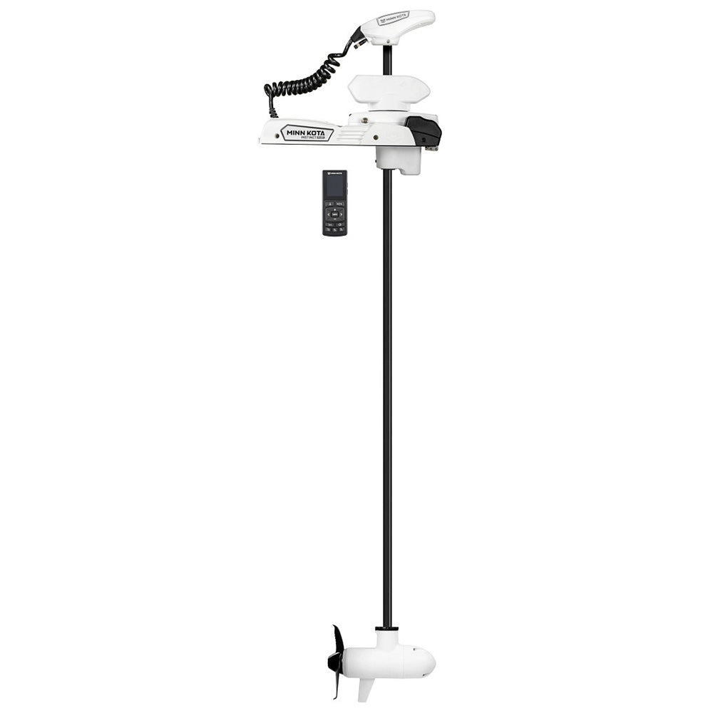 Minn Kota Riptide Instinct QUEST 90/115 Trolling Motor – 24/36V, 90/115lb, 87", Wireless Remote - White