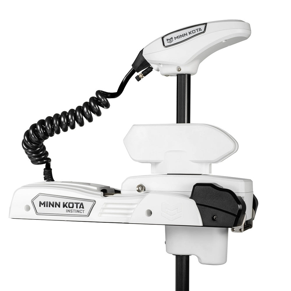 Minn Kota Riptide Instinct QUEST 90/115 Trolling Motor – 24/36V, 90/115lb, 100", Wireless Remote - White