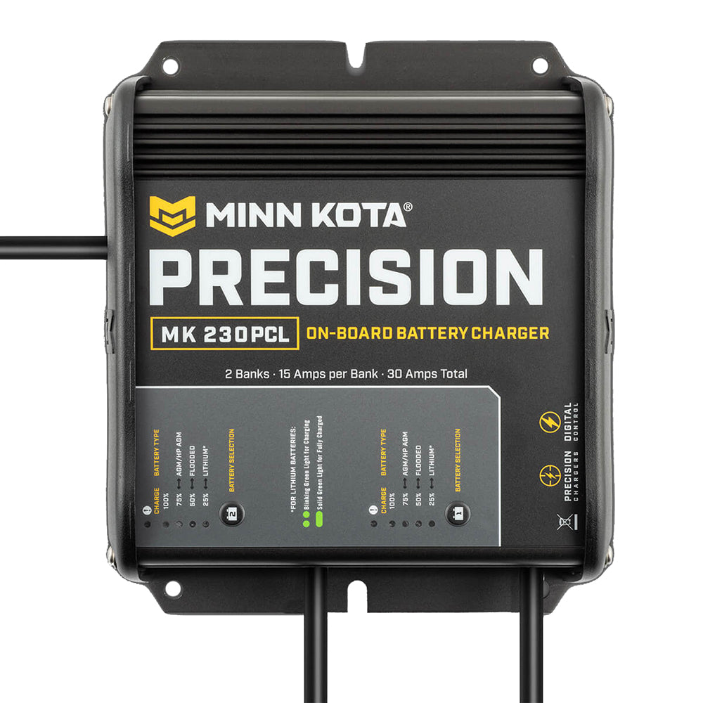 Minn Kota 2-Bank 15A Lithium Onboard Charger – MK-230 PCL