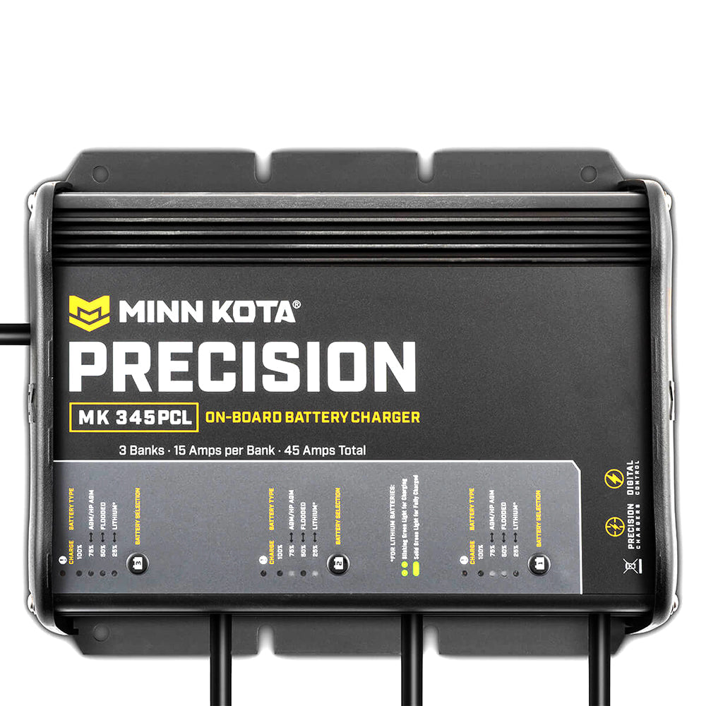 Minn Kota MK-345 PCL 3-Bank 15A Onboard Lithium Charger
