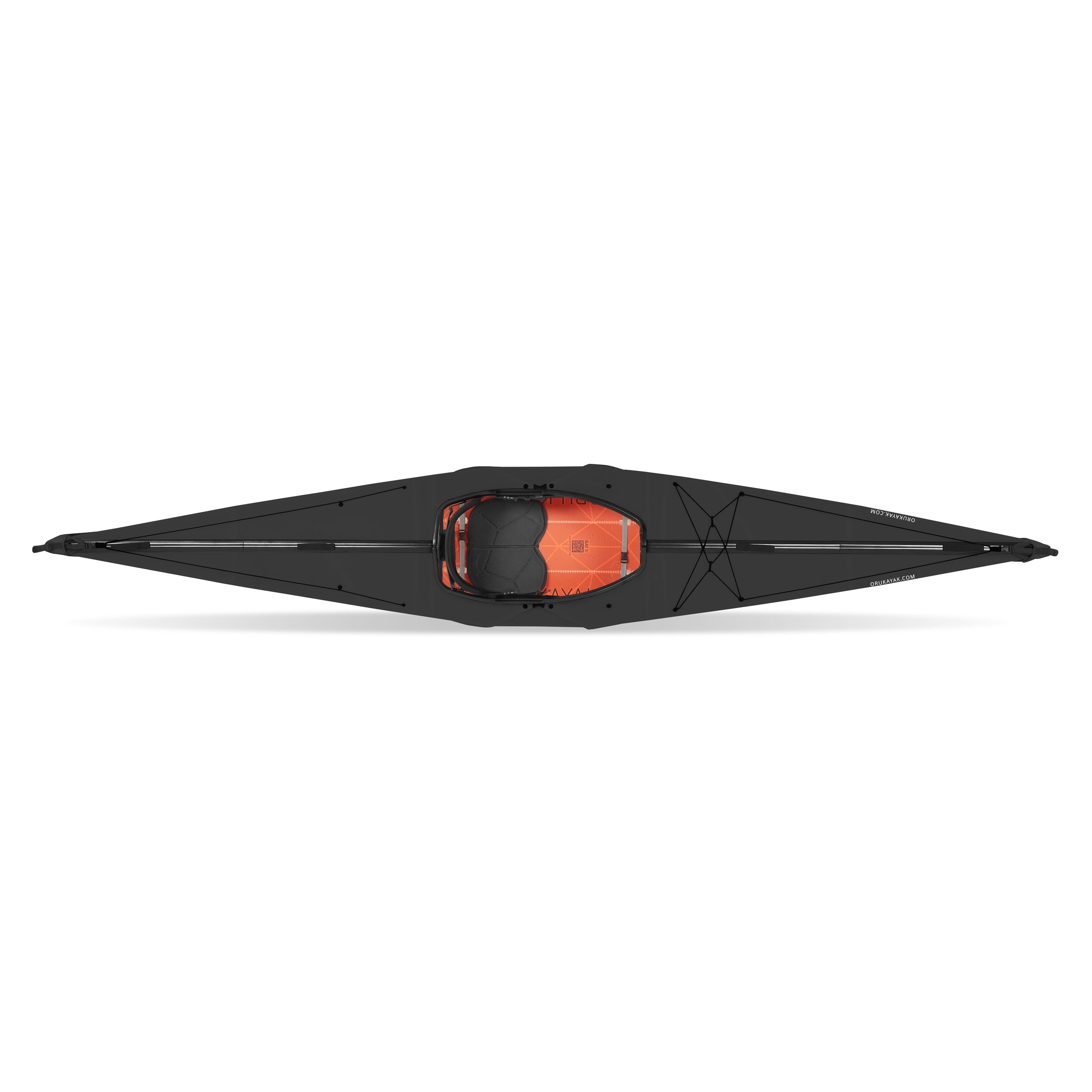 Oru Bay ST Folding Kayak – 12'3", 26 lbs - Black Edition
