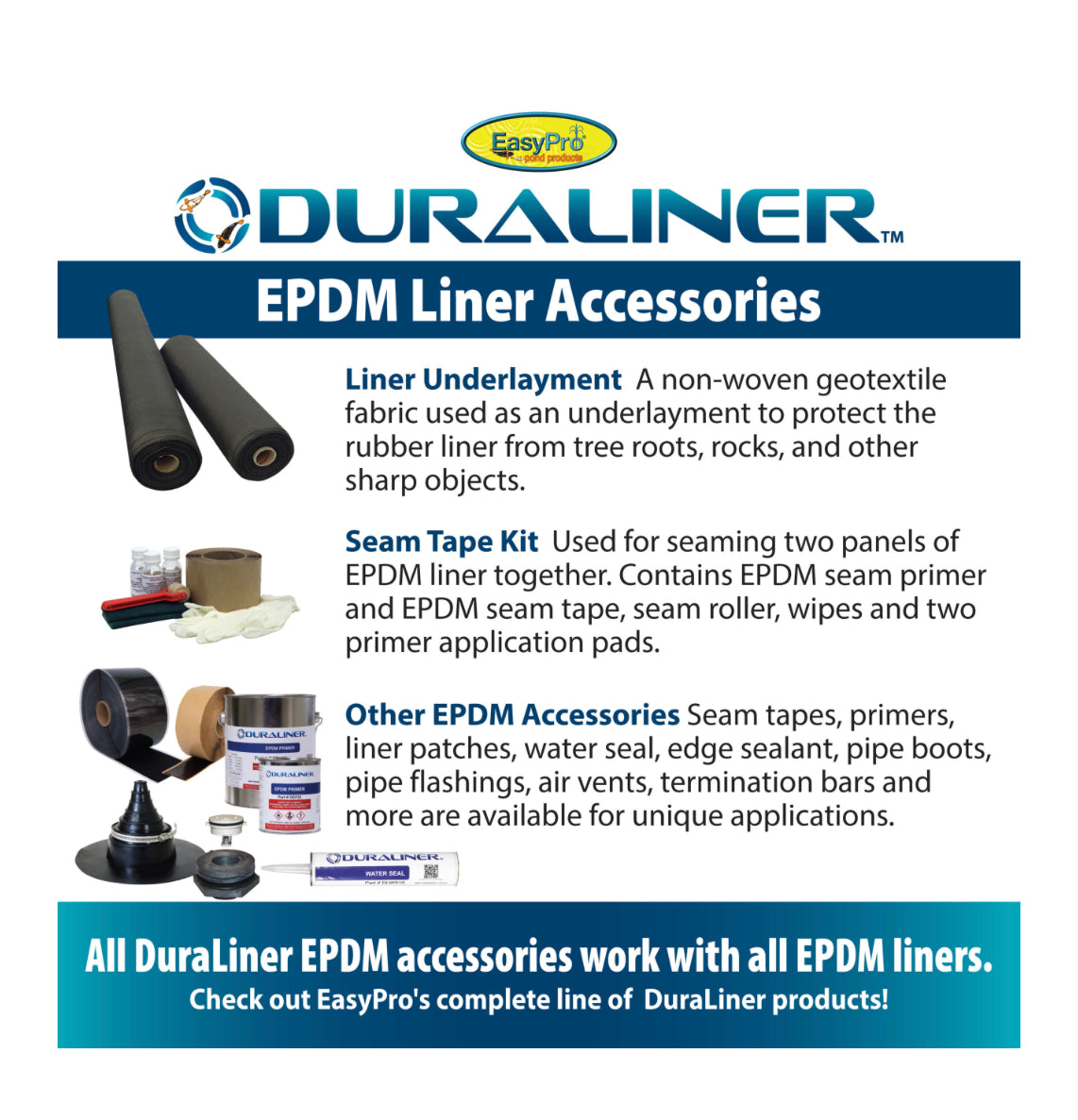 EasyPro: 45 mil DuraLiner Large Pond Liner