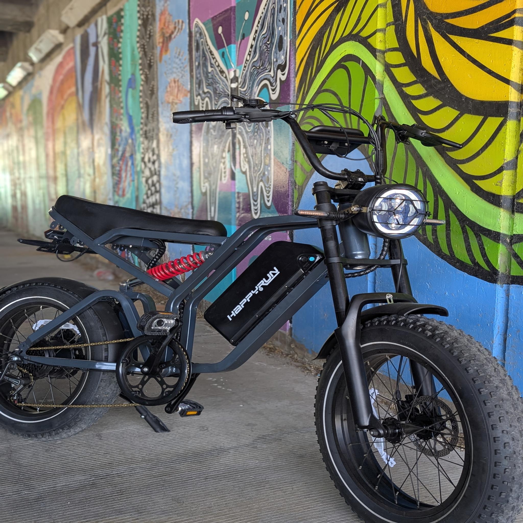 HappyRun G60 Pro – Moped-Style All-Terrain Bike