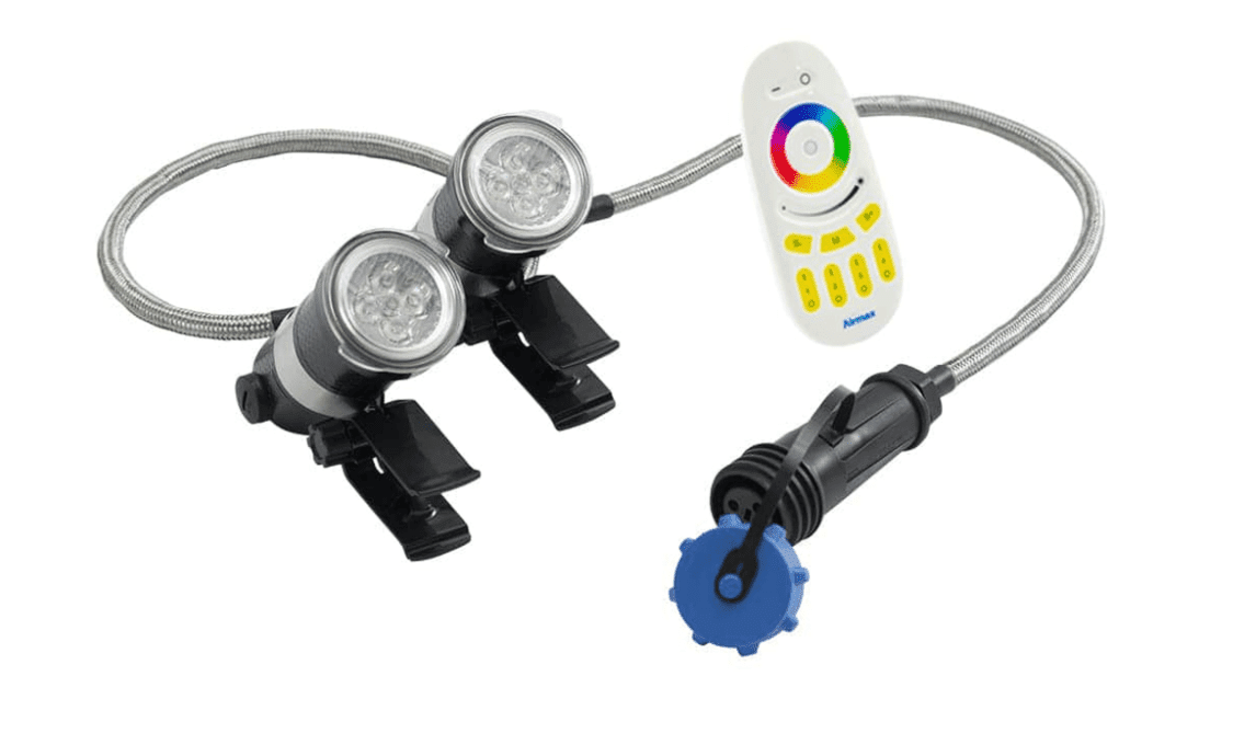 Airmax: RGBW Color-Changing LED Fountain (2 Light Set)